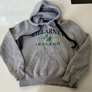 Quills Hoodie Sweatshirt Killarney Ireland ~ XS ~ Gray ~ EUC